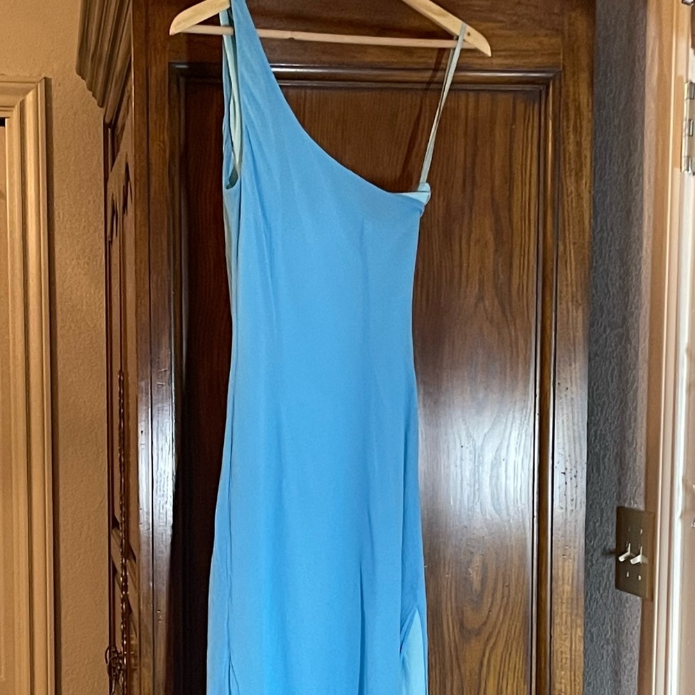 Express Silk One Shoulder Dress Size 5/6